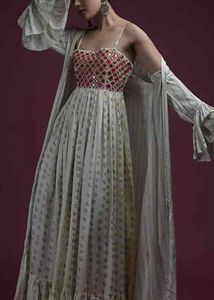 Kalki Fashion Elegant Embellished Gown with Shrug