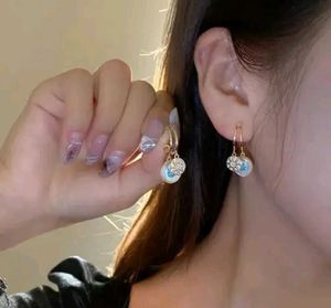 Evil Eye Charm Korean earrings
