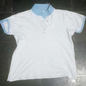 Premium Striped Polo T-Shirt