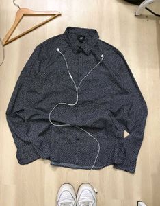 H&M Dotted Long Sleeve Shirt