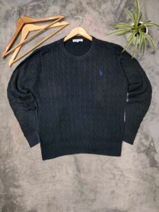 US Polo Cable Knit Sweater