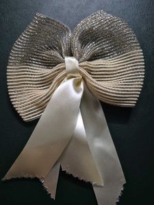 Elegant Sparkle Bow Hair Clip