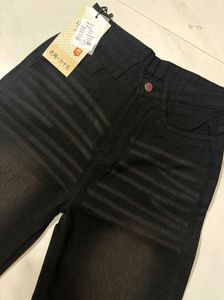 New Black Wide Leg Jeans