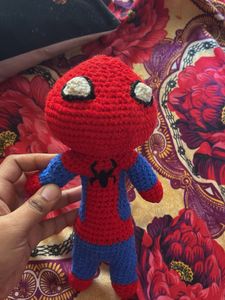 Crocheted Spiderman Toy