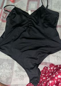 Sleek Black Bodysuit