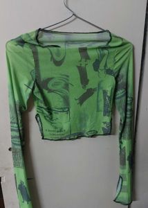 Abstract Printed Mesh Top