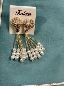 Chic Seashell Dangle Earrings 2 pairs koi b