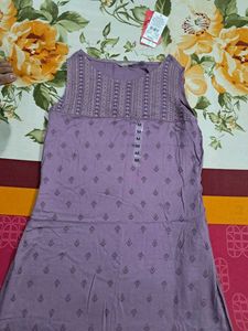 Elegant Lavender Kurta