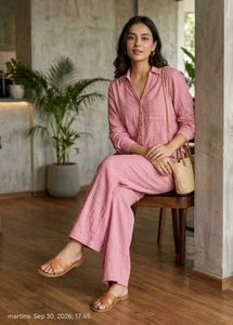 Chic Linen Lounge Set