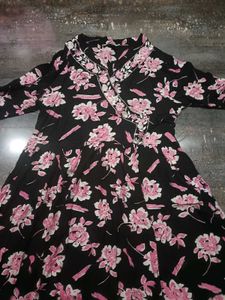 Black Floral Maxi Dress