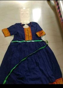 Elegant Blue Ethnic Gown