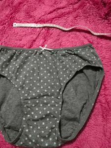 Gray Polka Dot Briefs