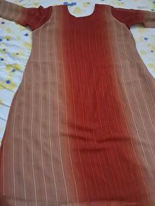 Elegant Ombre Striped Kurta