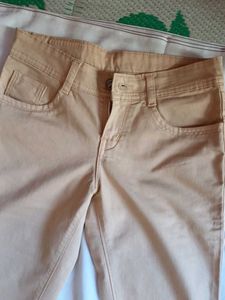 Peach Skinny Fit Jeans