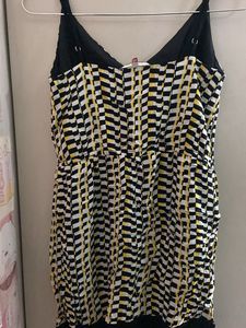 Patterned Sleeveless Dress