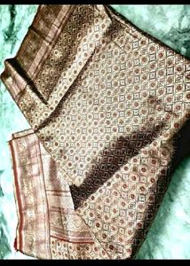 Lavender Color Banarasi Silk Sar
