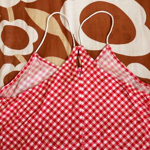 red white stripe top size small