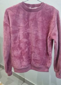 Cozy Plush Pullover Sweatshirt