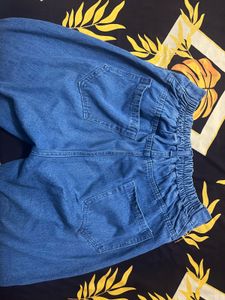 Wide Leg Denim Jeans