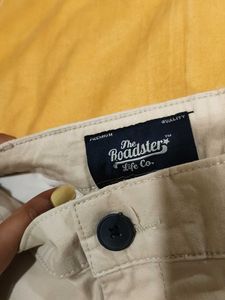 Men's Beige Cargo Shorts