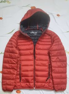 Women's Red Puffer Jacket