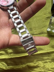 Elegant Women's Watch with Fragrance Set