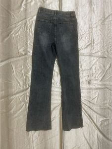 Grey Flare Jeans