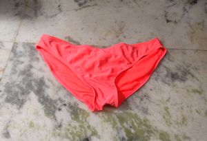 Bright Neon Pink Bikini Bottoms