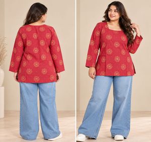 ❤️ Modran Floral Printed Short Kurti