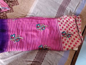 "Discount Offer" Printed Saree With Blouse