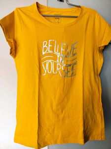 Mustard A-line Top