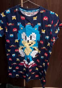 Sonic The Hedgehog authentic 2000s print tshirt