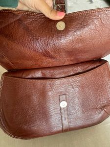 Real Leather Handbag From Italy