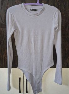 ZARA Long Sleeve Bodysuit