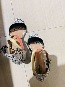 Chimbra Snakeskin Heels