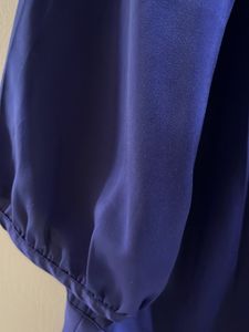 Royal Blue V-Neck Top