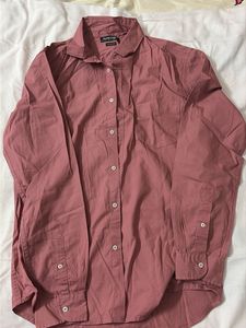 Classic Rose Pink Button-Down Shirt