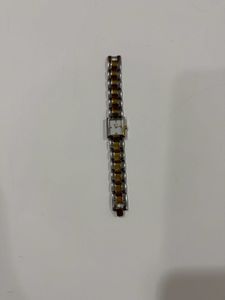 Titan Two-Tone Rectangular Women's Watch