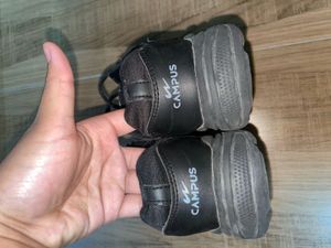 Campus Black school Shoes
