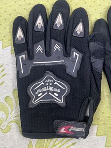 Black Motorcycle Gloves