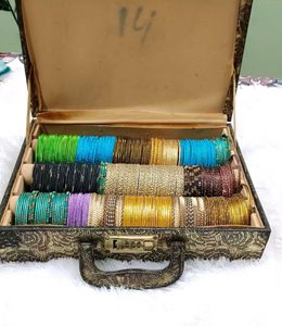 Vintage Floral Combination Lock Box