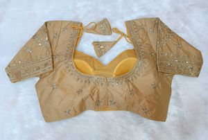 Embroidered Gold Blouse