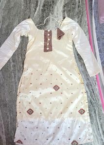 New Silk Top With Patch Work