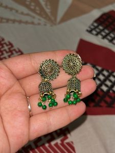 Jhumka Earrings Set of 2