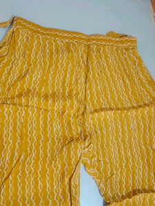 Mustard Palazzo Pants