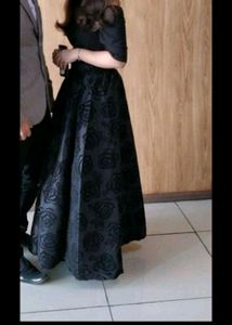🖤 Floor Length black Long Skirt 🖤