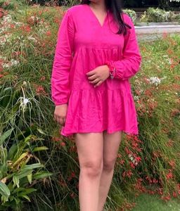 Pink One Piece Dress