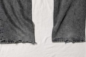 Grey Acid Wash Jeans