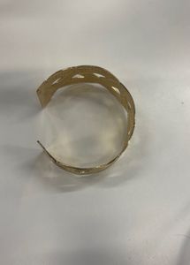 Elegant Gold Tone Cuff Bracelet