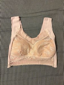 Lace Trim Comfort Bra